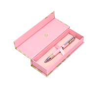 BELIUS Penna INK DREAMS ALLUMINIO COLORE ROSA E VERDE MATCHA ARGENTO FRASE INTERNO INCHIOSTRO BLU SCATOLA DI DESIGN