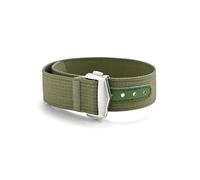 Belivceng Cinturino impermeabile in tela e nylon con fibbia pieghevole per lo sport - Cinturino da 20 mm per uomo e donna,Z verde,22 millimetri