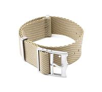 Belivceng Cinturino in nylon intrecciato da 20 mm e 22 mm con motivo a strisce militari per orologi sportivi,Cachi,22 millimetri