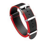 Belivceng Cinturino per orologio in nylon a maglia continua da 20 mm e 22 mm - Cinturino in stile militare per uomo,Stile 1,22 millimetri