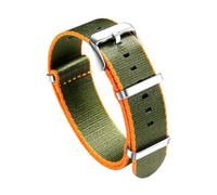 Belivceng Cinturino per orologio in nylon a maglia continua da 20 mm e 22 mm - Cinturino in stile militare per uomo,Stile 5,22 millimetri