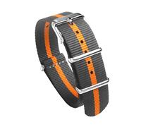 Belivceng Cinturino per orologio in nylon a maglia continua da 20 mm e 22 mm - Cinturino in stile militare per uomo,Stile E3,22 millimetri