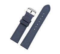 Belivceng Cinturino universale in tela di nylon impermeabile da 18 mm a 24 mm per immersioni e uso sportivo,Blu S,22 millimetri