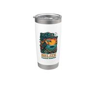 Belize America Centrale Tucano Tramonto Buco Blu Bicchiere termico in acciaio inox doppia parete
