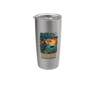 Belize America Centrale Tucano Tramonto Buco Blu Bicchiere termico in acciaio inox doppia parete