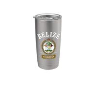 Belize Belmopan Est 1981 Stemma Vintage America Centrale Bicchiere termico in acciaio inox doppia parete