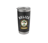 Belize Belmopan Est 1981 Stemma Vintage America Centrale Bicchiere termico in acciaio inox doppia parete