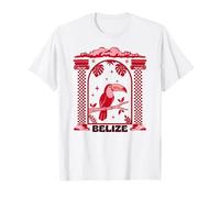 Belize, Divertente Tucano Tropicale, Vacanza retrò e Uccello Esotico Maglietta