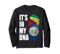 Belize e Guyana mescolano Il Patrimonio della Bandiera del Dna Maglia a Manica