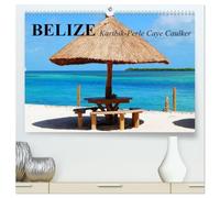 Belize. Karibik-Perle Caye Caulker (hochwertiger Premium Wandkalender 2026 DIN A2 quer), Kunstdruck in Hochglanz: Das kleine Paradies an der "Costa Maya"