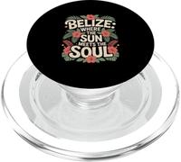 Belize Pride "Dove il sole incontra l'anima" Belize PopSockets PopGrip per MagSafe