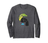 Belize Toucan Colorful Word Art - Divertente animale Maglia a Manica