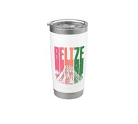 Belize Xunantunich Tempio Maya America Centrale Viaggi Tikal Bicchiere termico in acciaio inox doppia parete