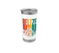 Belize Xunantunich Tempio Maya America Centrale Viaggi Tikal Bicchiere termico in acciaio inox doppia parete