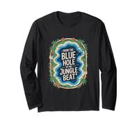 Belizean Pride Buco Blu al Beat della Giungla Maglia a Manica