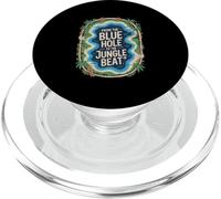 Belizean Pride "BUCO BLU AL BEAT DELLA GIUNGLA" PopSockets PopGrip per MagSafe
