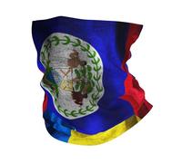 Belizeanan Flag Colombian Colombia Flag Scaldacollo Sportiva Decorazione Facciale Elastico Sciarpa A Tubo per Motocicletta Sports Ciclismo 26X30CM
