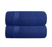 Belizzi Home - Set di 2 asciugamani da bagno oversize in cotone, 71,1 x 139,7 cm, asciugamani da bagno grandi, ultra assorbenti, compatti, ad asciugatura rapida e leggeri, ideali per palestra, viaggi,