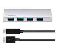 Belkin F4U088vf Hub a 4 Porte USB-A 3.0 USB-C Con Cavo USB-C