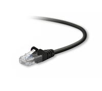 Belkin A3L791B05M-BLKS Cavo di Rete Patch CAT5E, UTP, con Alette, RJ45 M/M, Contatti Placcati in Oro, 5 m, Nero/Antracite