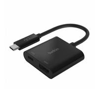 Belkin adattatore da USB-c a HDMI Un adattatore di connessione con funzione di ricarica USB Pass-Through.