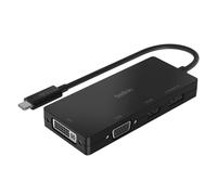 Belkin, Adattatore Video USB-C a HDMI / VGA / DVI / DisplayPort 4K 60Hz, Nero