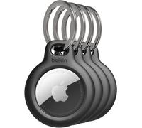 1x4 Belkin Key Ring for Apple AirTag, black MSC001btBK