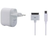 Belkin Alimentatore USB Universale doppia porta cavo dock Apple e miniUSB incl.