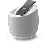 Belkin Altoparlante Intelligente Hi-Fi + Caricabatteria Wireless SoundForm Elite (Alexa, Bluetooth, AirPlay2, Acustica Devialet), Bianco