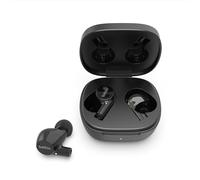 Belkin Auricolari True Wireless SoundForm Rise, Bluetooth 5.2, Ricarica Wireless, Resistenza Contro Acqua e Sudore (IPX5) e Bassi Profondi, per iPhone, Samsung Galaxy, Pixel e Altri - Nero