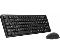 Belkin AZERTY, set di tastiera e mouse wireless con dongle USB-A, ergonomico, per casa o ufficio, compatibile con computer portatili o computer desktop Windows, batterie incluse