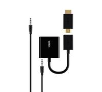 Belkin B2B137-BLK cavo e adattatore video HDMI VGA (D-Sub) Nero
