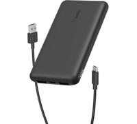 Belkin Batteria esterna portatile da 10000mAh, caricabatteria USB-C 10K con 1 porta USB-C e 2 porte USB-A, power bank con ricarica da 15 W per iPhone, Samsung Galaxy, Pixel, AirPods, iPad - Nero
