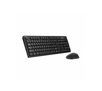 Belkin BBZ010UK tastiera Mouse incluso Universale Wireless a RF + USB Inglese UK Nero (WIRELESS KEYBOARD AND MOUSE ENGLISH) - Versione UK
