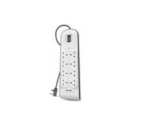 Belkin Belkin BSV804AF2M protezione da sovraccarico Bianco 8 presa[e] AC 2 m (BE