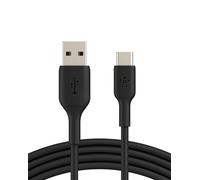 Belkin Boost Charge Cavo USB-C (Cavo da USB-C a USB-A, Cavo USB Type-C per Samsung, Pixel, iPad Pro, Nintendo Switch e altri), 3 m, Nero