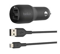 Belkin Dual Usb-a 1 M Pvc A-musb 24w One Size Black