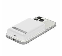 Belkin BoostCharge 5000 mAh Carica wireless Bianco (BOOST CHARGE MAGNETIC WIRELESS - POWERBANK STAND 5.000 MAH WHITE) NEW