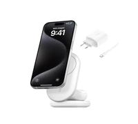 Belkin BoostCharge Caricabatteria magnetico pieghevole 2 in 1 con Qi2 15 W, cari