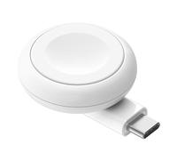 Belkin BoostCharge Caricabatteria USB-C portatile per Apple Watch, caricatore USB-C certificato MFi per Apple Watch Series 9/8/7, Ultra e altri, compatibile con MacBook, iPhone 15 e altri, bianco