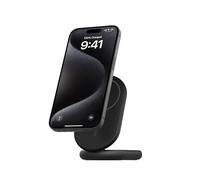Belkin BoostCharge Caricabatteria wireless magnetico e pieghevole Qi2 da 15 W, caricatore rapido portatile compatibile con MagSafe e StandBy, per dispositivi Qi2, iPhone 16, 15, 14 13 e 12, nero