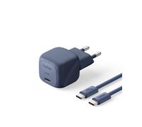 Belkin BoostCharge Caricatore USBC 30W con GaN + Cavo USB-C Intrecciato 2 m | Ricarica GaN Rapida e Compatta, USBC PD, Caricatore USB per iPhone, MacBook Neo, iPad, Samsung Galaxy, Google Pixel, AirPods