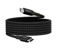 Belkin BoostCharge Cavo di alimentazione da USB-C a USB-C, cavo di ricarica rapida con 240 W di Power Delivery, certificato USB-IF per MacBook, Chromebook, Samsung Galaxy, iPhone 16 e altri, 2 m, nero