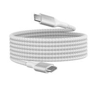Belkin BoostCharge Cavo di alimentazione da USB-C a USB-C, cavo ricarica rapida con 240 W di Power Delivery, certificato USB-IF per MacBook, Chromebook, Samsung Galaxy, iPhone 16 e altri, 2 m, bianco