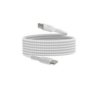 Belkin BoostCharge Cavo intrecciato da USB-C a USB-C da 2 metri per iPhone 15, iPhone 15 Pro, iPhone 15 Pro Max, iPhone 15 Plus, Galaxy S24, S23, Note10, Note9, Pixel 8, Pixel 7, iPad Pro ecc, bianco