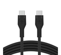 Belkin BoostCharge Flex Cavo USB-C in Silicone, Certificato USB-IF, Ricarica Rapida PD per iPhone 16/15, Samsung Galaxy S24, Pixel, iPad, Nintendo Switch, MacBook, Altri, 1 m, Nero