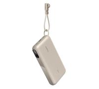 Belkin Power Bank, Caricabatterie Portatile USB-C da 20.000 mAh con 2 porte tipo C e 1 porta USB-A, display digitale, ricarica da 20 W per iPhone 16, Samsung Galaxy S25, Pixel 9, iPad e altri, Sabbia
