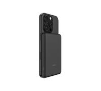 Belkin BoostCharge Power Bank Magnetico 5000mAh, Qi2 7.5W Caricatore Portatile Sottile con Anello Magnetico e Porta USB-C, Cavo USB-C Incluso, Power Bank per iPhone, Galaxy, Pixel, iPad e altro, Nero