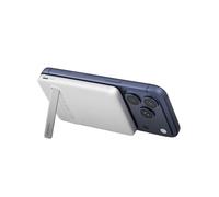 Belkin BoostCharge Power Bank Magnetico 5000mAh Qi2 15W, Caricatore Wireless con Supporto Estraibile, Cavo USBC Incluso, Caricatore Portatile per iPhone, AirPods, Galaxy, Pixelsnap, iPad, Bianco