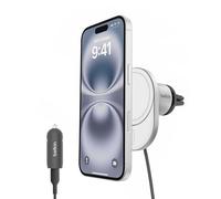 Belkin BoostCharge Pro Caricabatteria da Auto Wireless Magnetico con Qi2 da 15W,